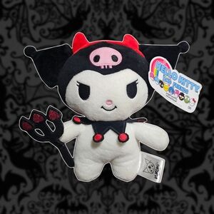 Sanrio Kuromi Devil Plush Toy NWT - Black, White & Red